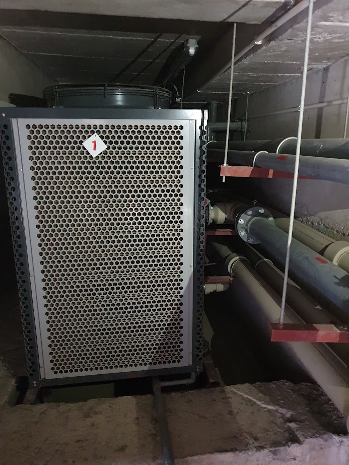 Thiết kế và lắp đặt máy Heatpump bể bơi chung cư Eurowindow River Park
