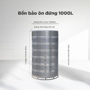 Bình bảo ôn đứng 1000l