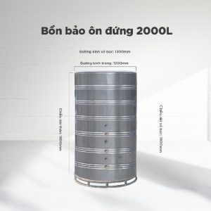 Bình bảo ôn đứng 2000l