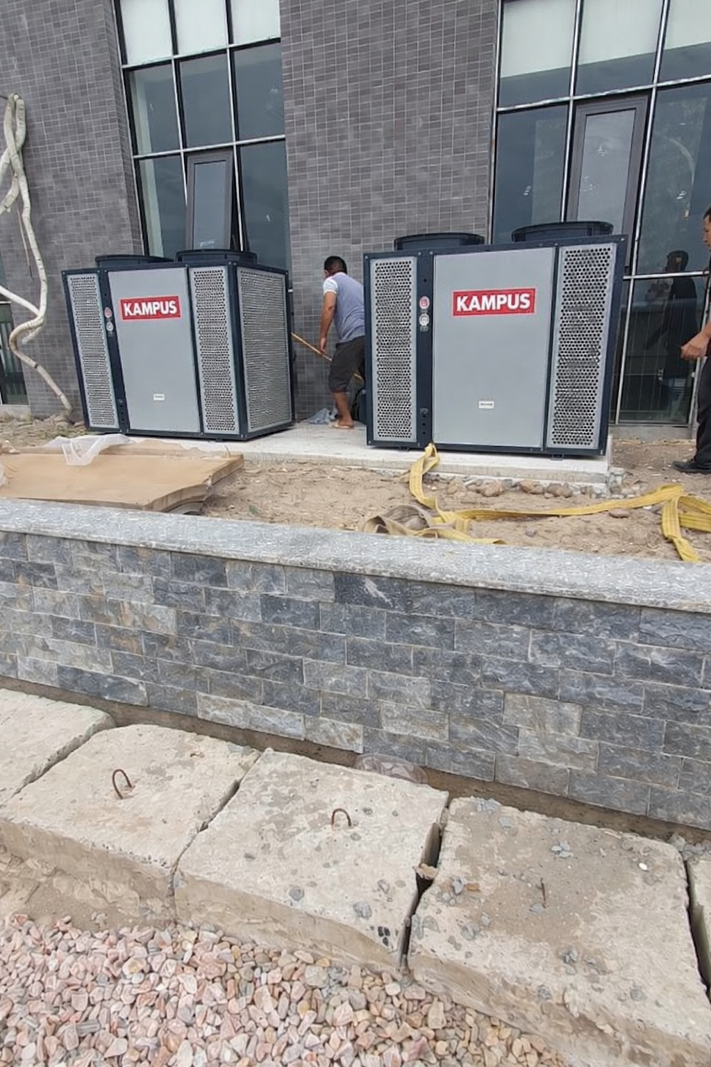 Thiết kế và lắp đặt máy Heatpump bể bơi trường Tiểu học Nam Hồng